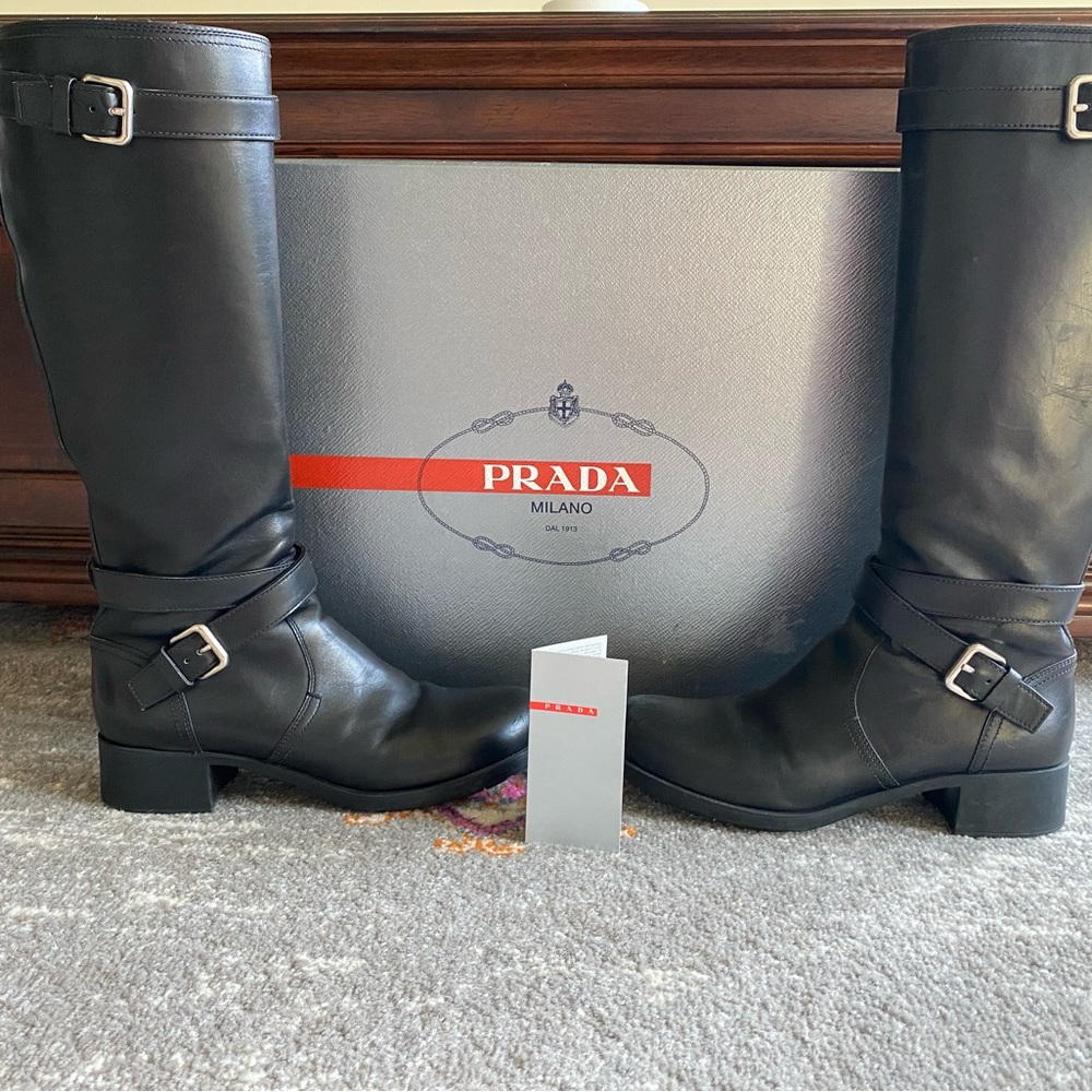 PRADA Size 37 (US 6.5) Calzature Donna Boot (Original Prada Box included) - Picture 2 of 9